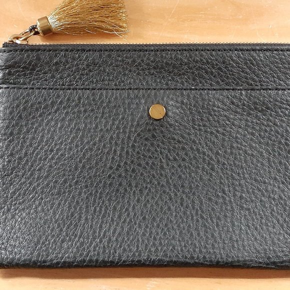 Lot Pierced earrings J. Crew, Avon, etc. with J. Crew Leather Zippered Pouch - Picture 4 of 16